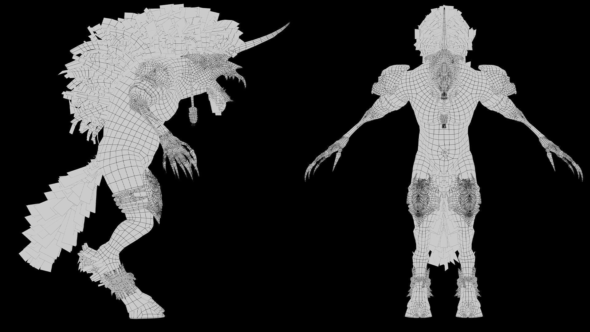 Ashenhorn Low-poly 3D model_52