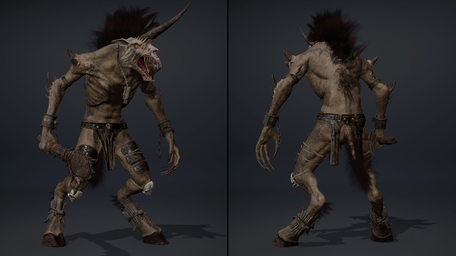 Ashenhorn Low-poly 3D model_19