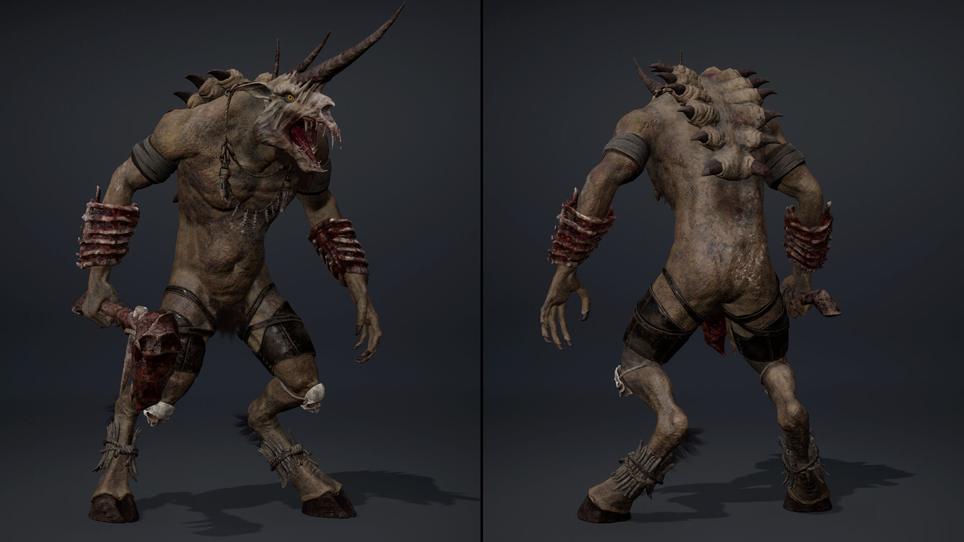 Ashenhorn Low-poly 3D model_26