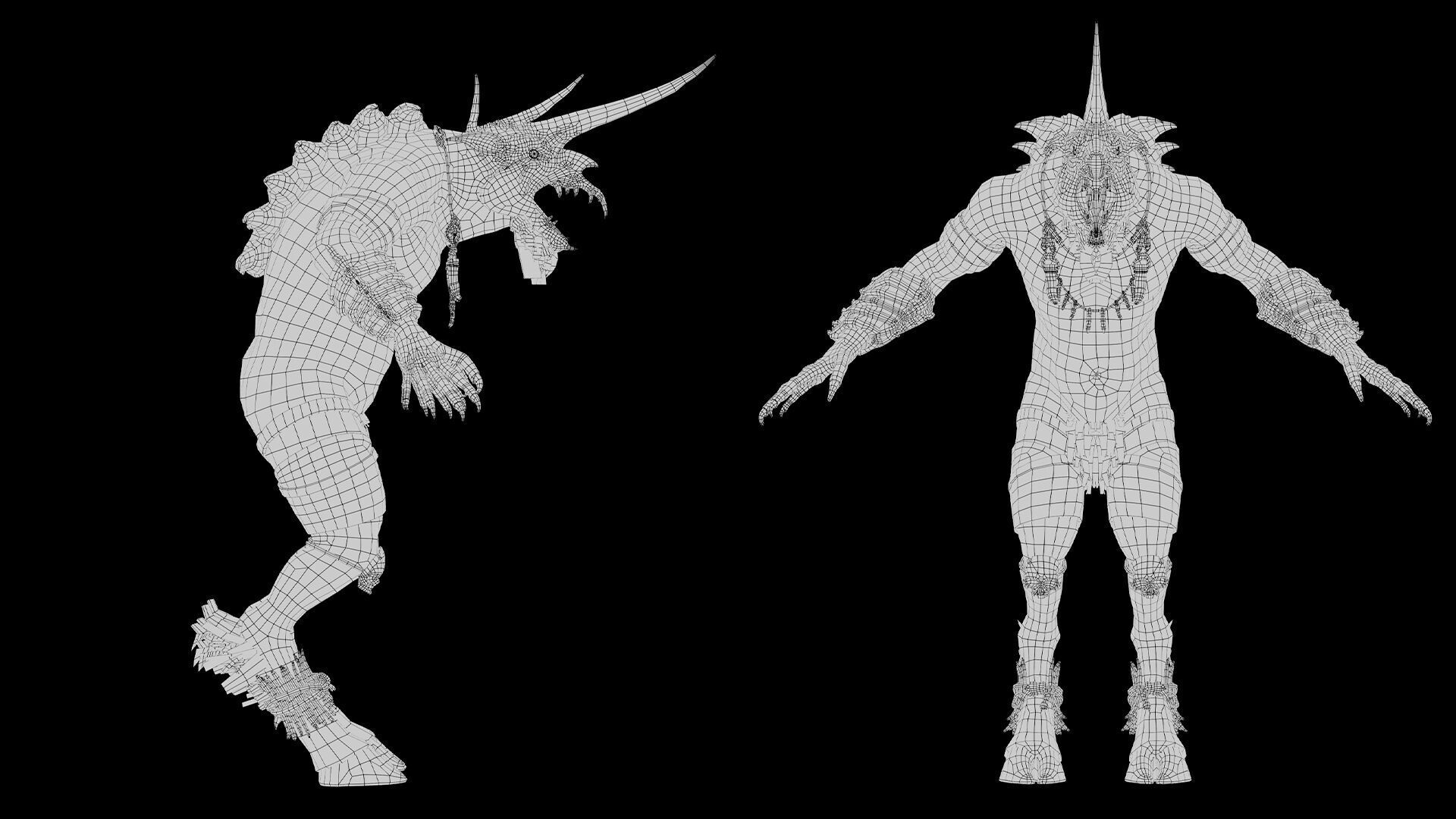 Ashenhorn Low-poly 3D model_55