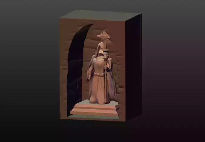 Book Nooks Witch Totem de Maga Sujeta Libros