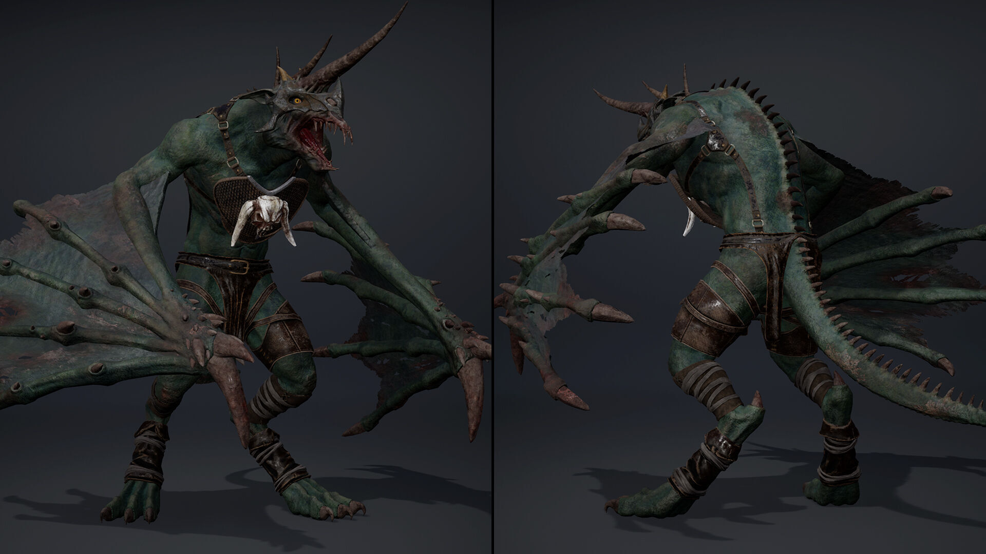 Ashen Archer Low-poly 3D model_43