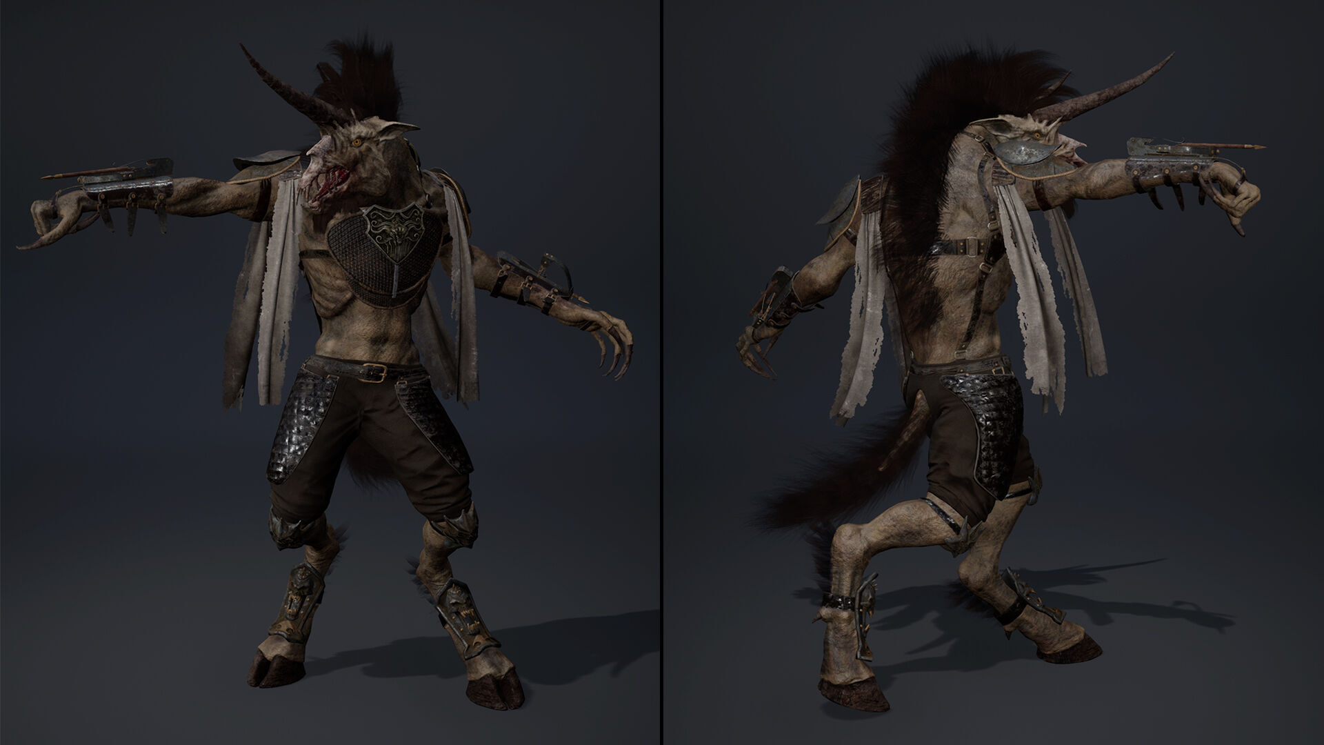 Ashen Archer Low-poly 3D model_19