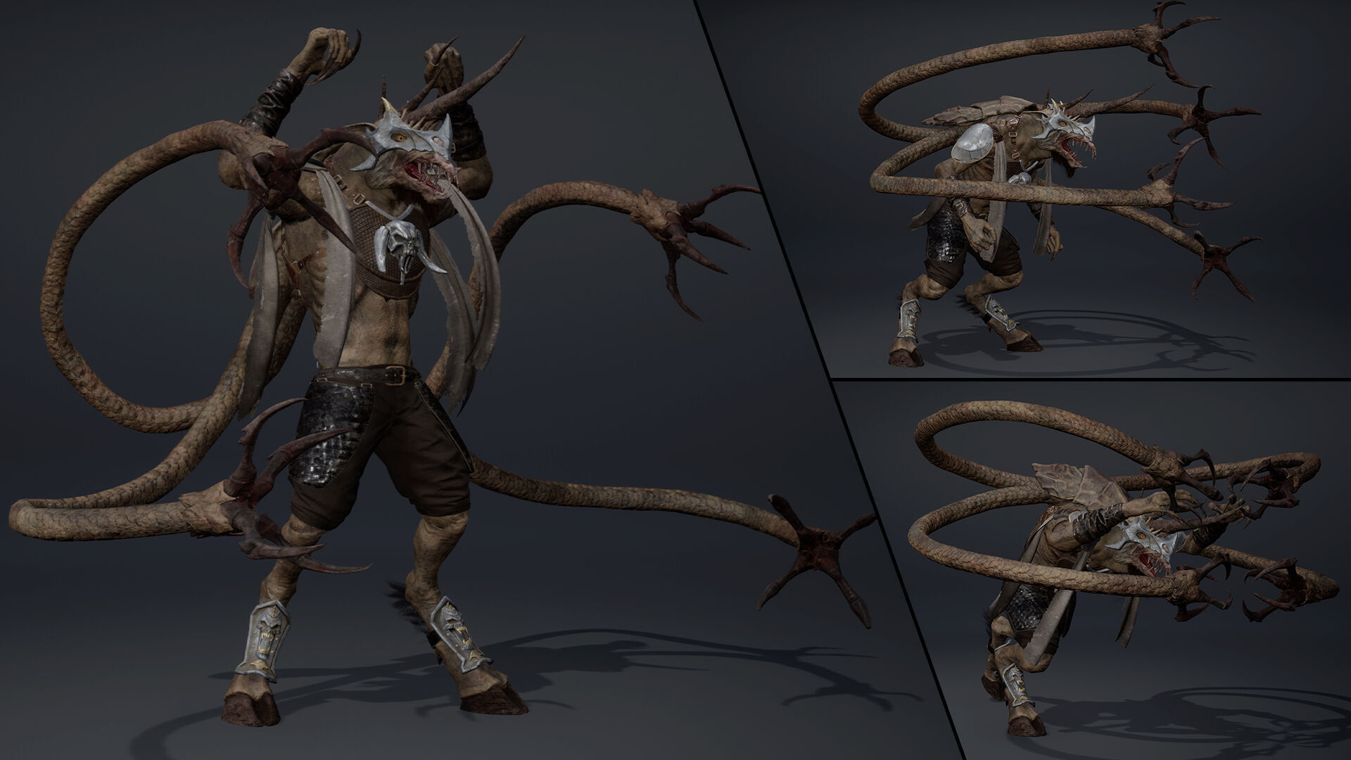 Ashen Archer Low-poly 3D model_37