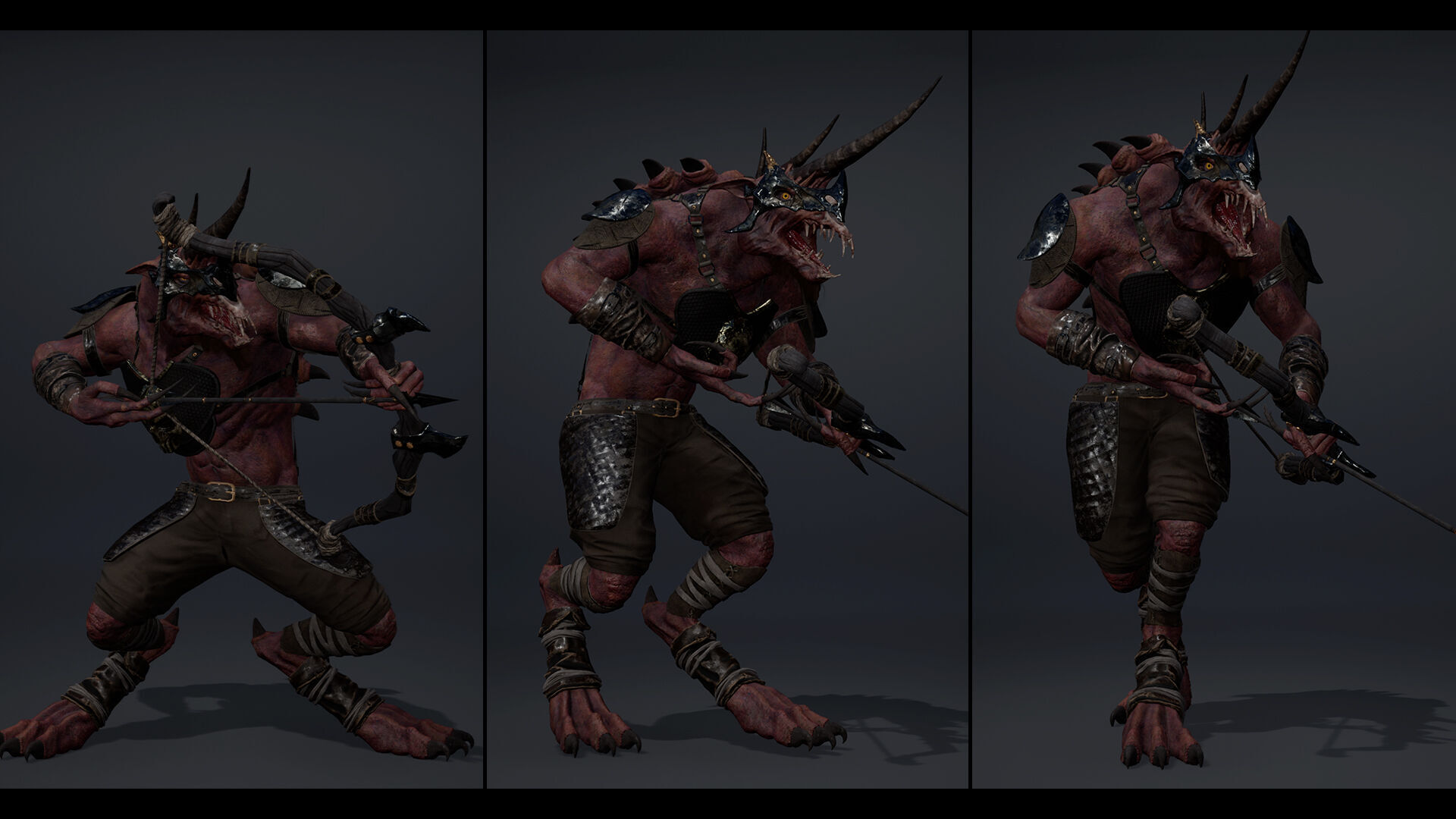 Ashen Archer Low-poly 3D model_27