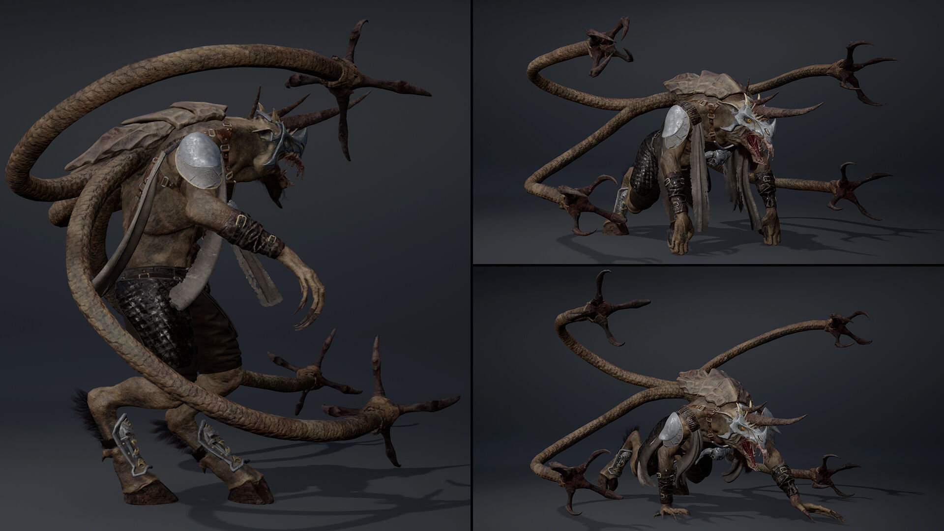 Ashen Archer Low-poly 3D model_38