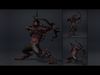 Ashen Archer Low-poly 3D model_3