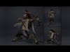 Ashen Archer Low-poly 3D model_4