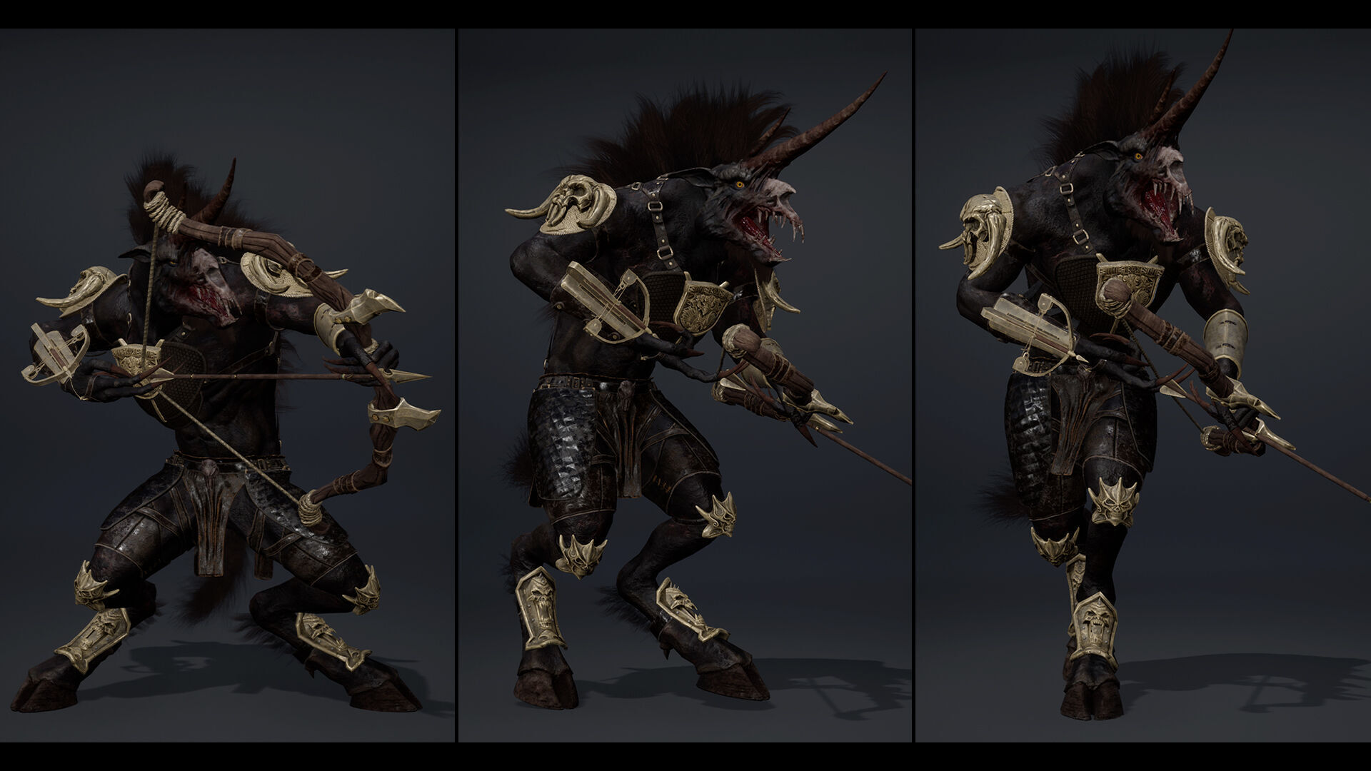 Ashen Archer Low-poly 3D model_24