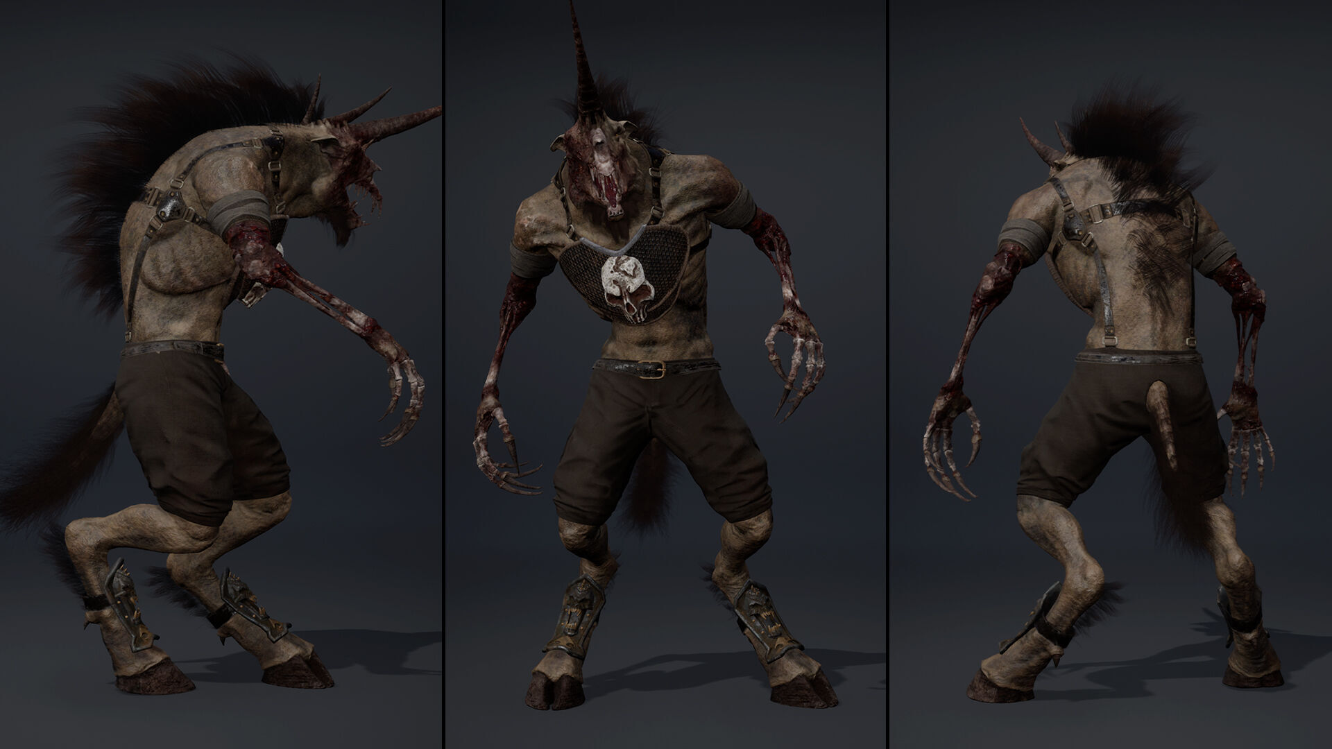 Ashen Archer Low-poly 3D model_34