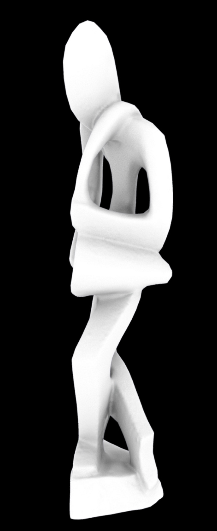 Wooden Drummer Stand Low-poly 3D model_8