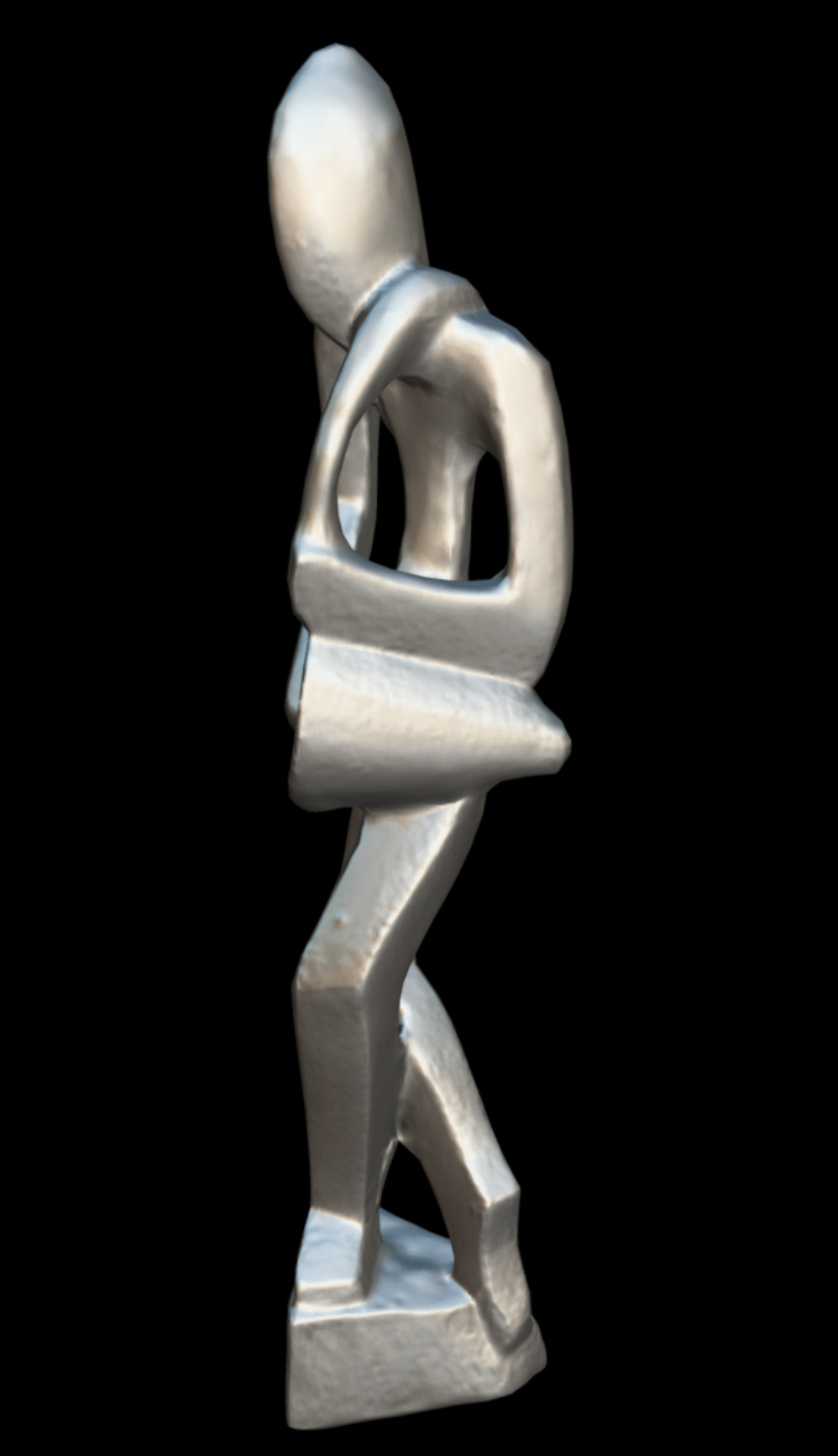 Wooden Drummer Stand Low-poly 3D model_9