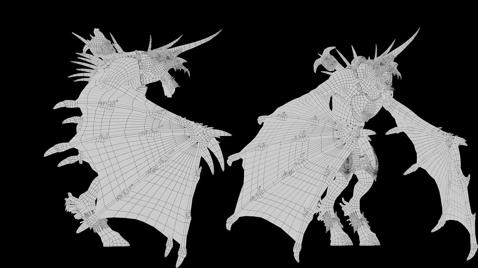 Ashen Barbarian Low-poly 3D model_57