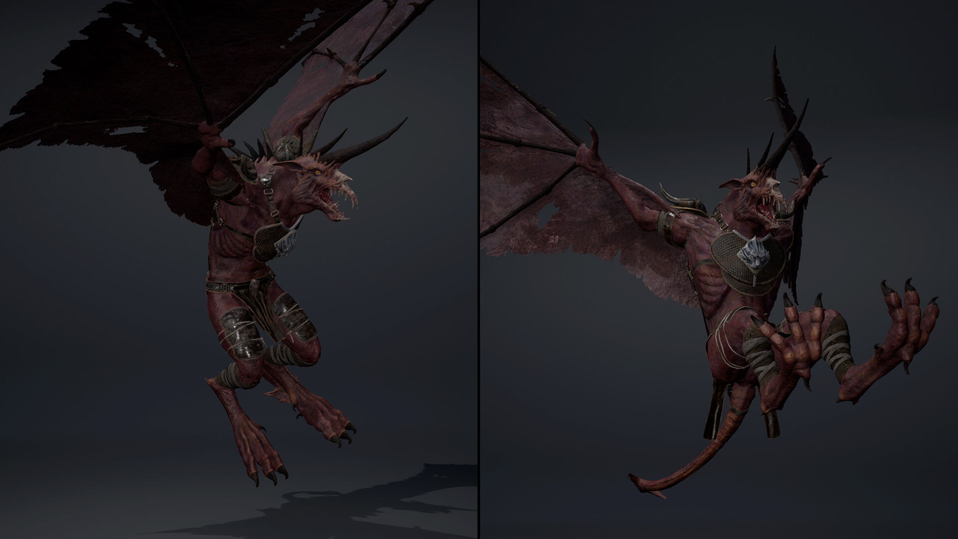 Ashen Barbarian Low-poly 3D model_40