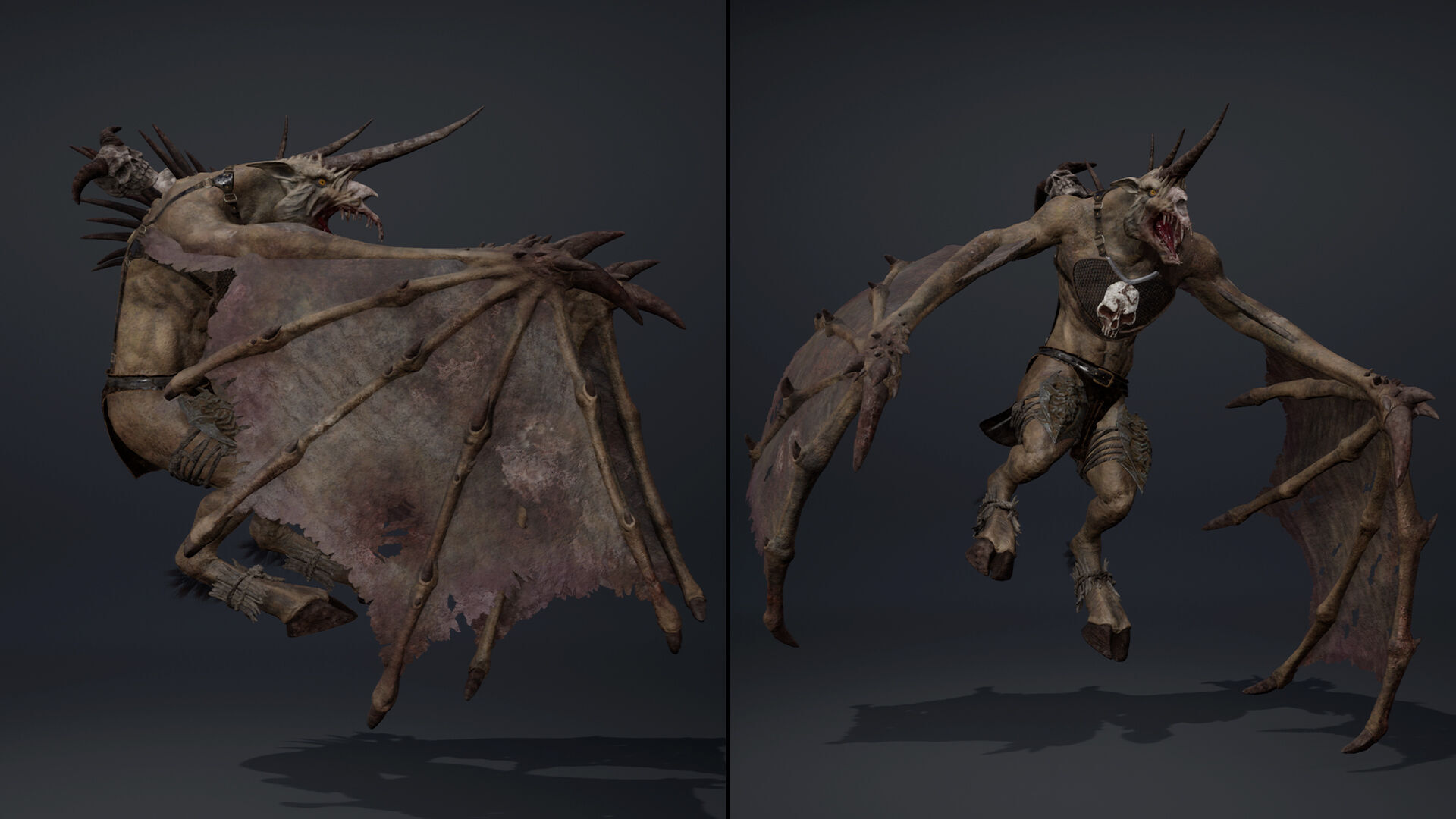 Ashen Barbarian Low-poly 3D model_44