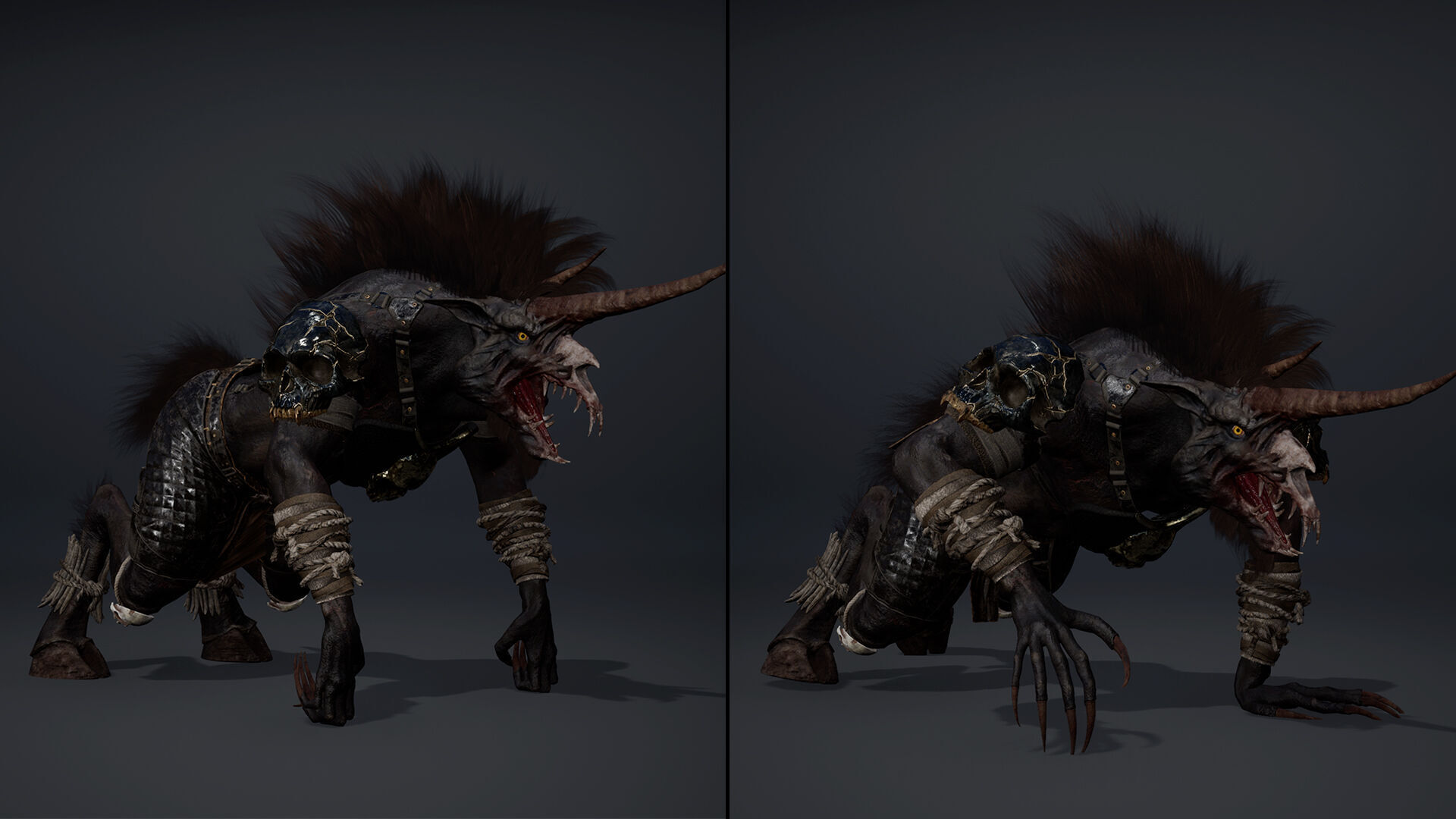 Ashen Barbarian Low-poly 3D model_20