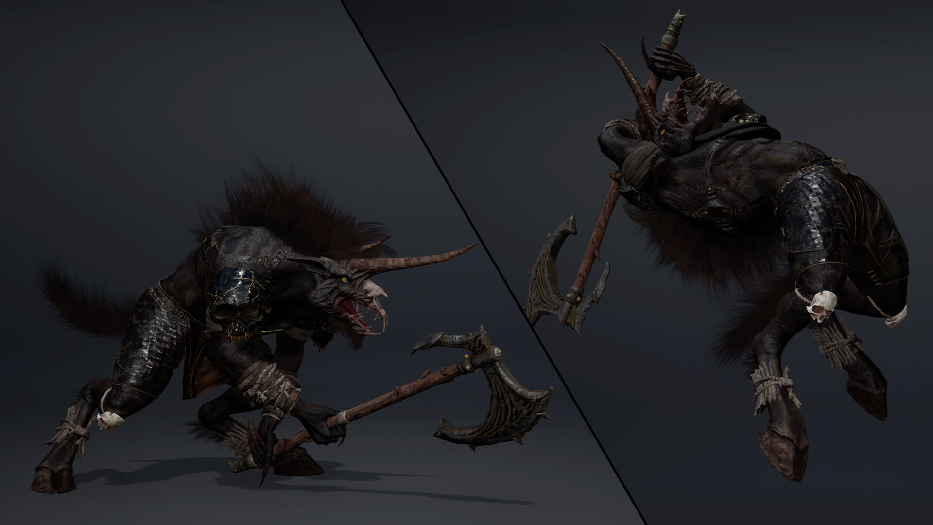Ashen Barbarian Low-poly 3D model_21