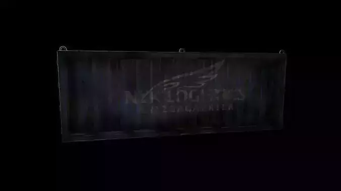 Containers nw creeks exterminator sign Low-poly 3D model