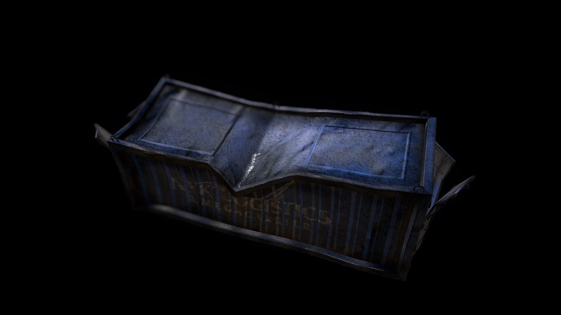 Containers nw creeks exterminator sign Low-poly 3D model_10