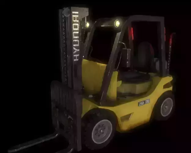 Forklifts forklift Low-poly 3D model