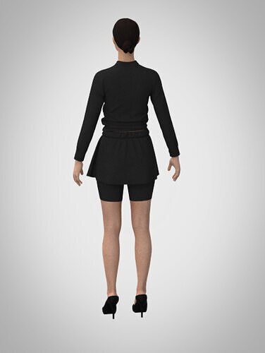 Urban Glide Skort Set 3D print model