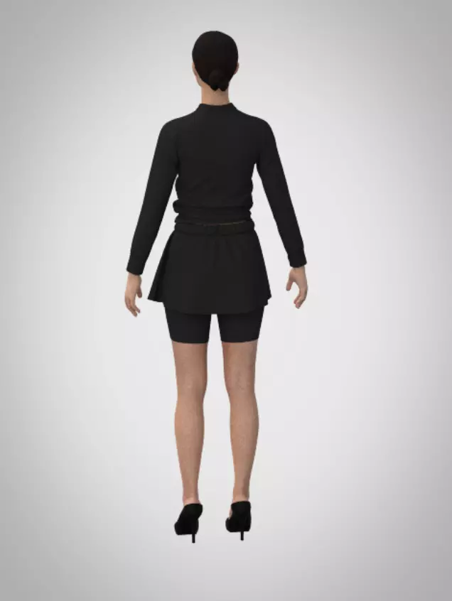 Urban Glide Skort Set 3D print model_0