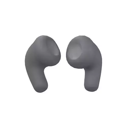 Earphone Icon v1 001 Low-poly 3D model