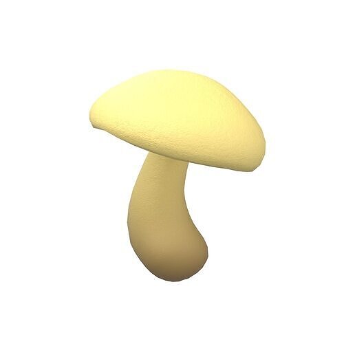 Mushroom v1 002 Low-poly 3D model