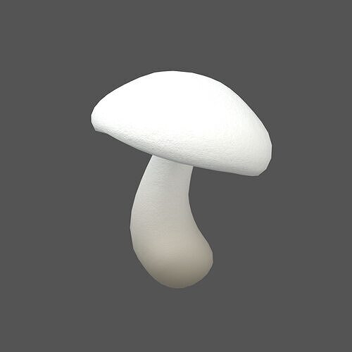 Mushroom v1 003 Low-poly 3D model