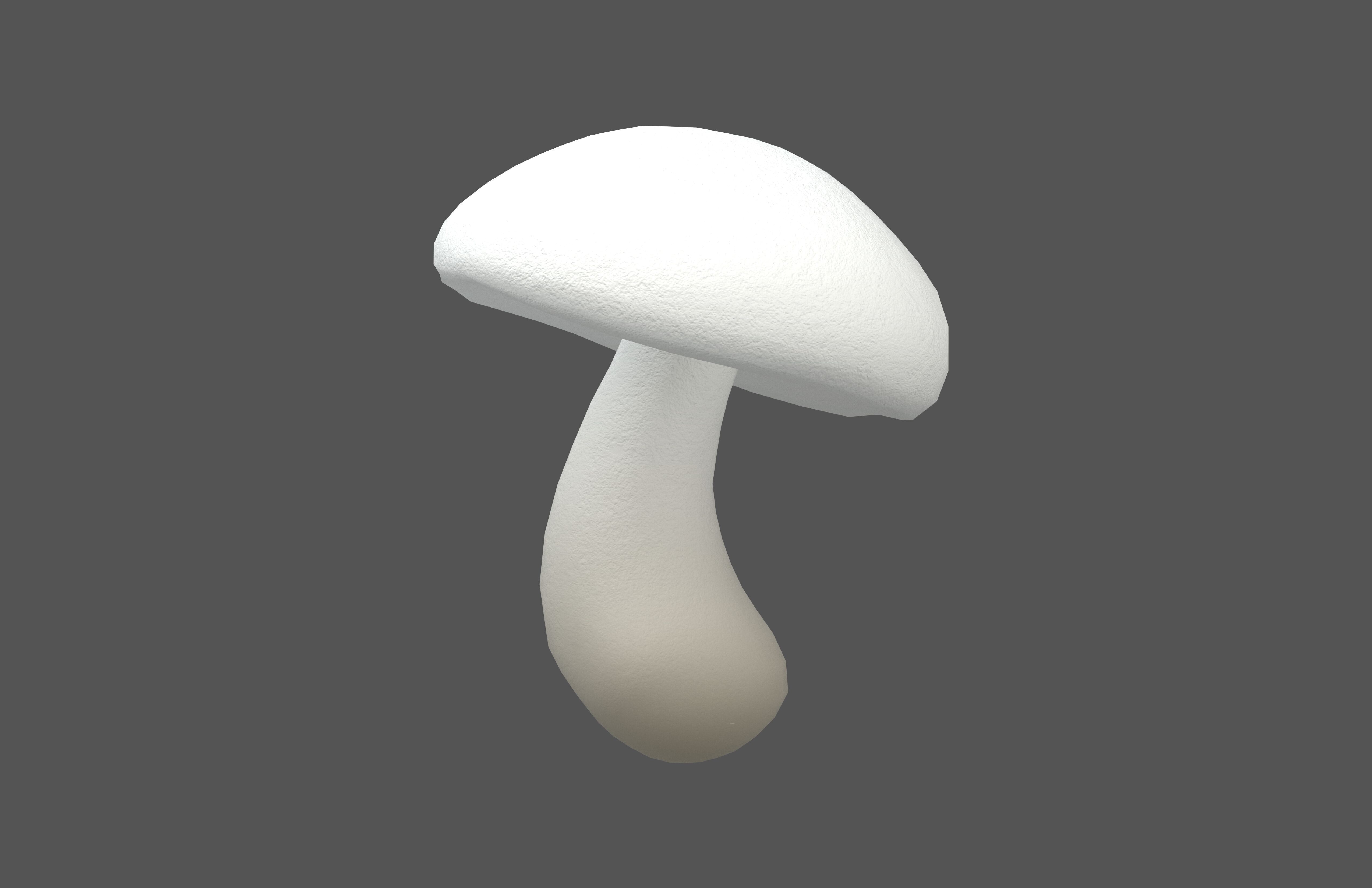 Mushroom v1 003 Low-poly 3D model_1