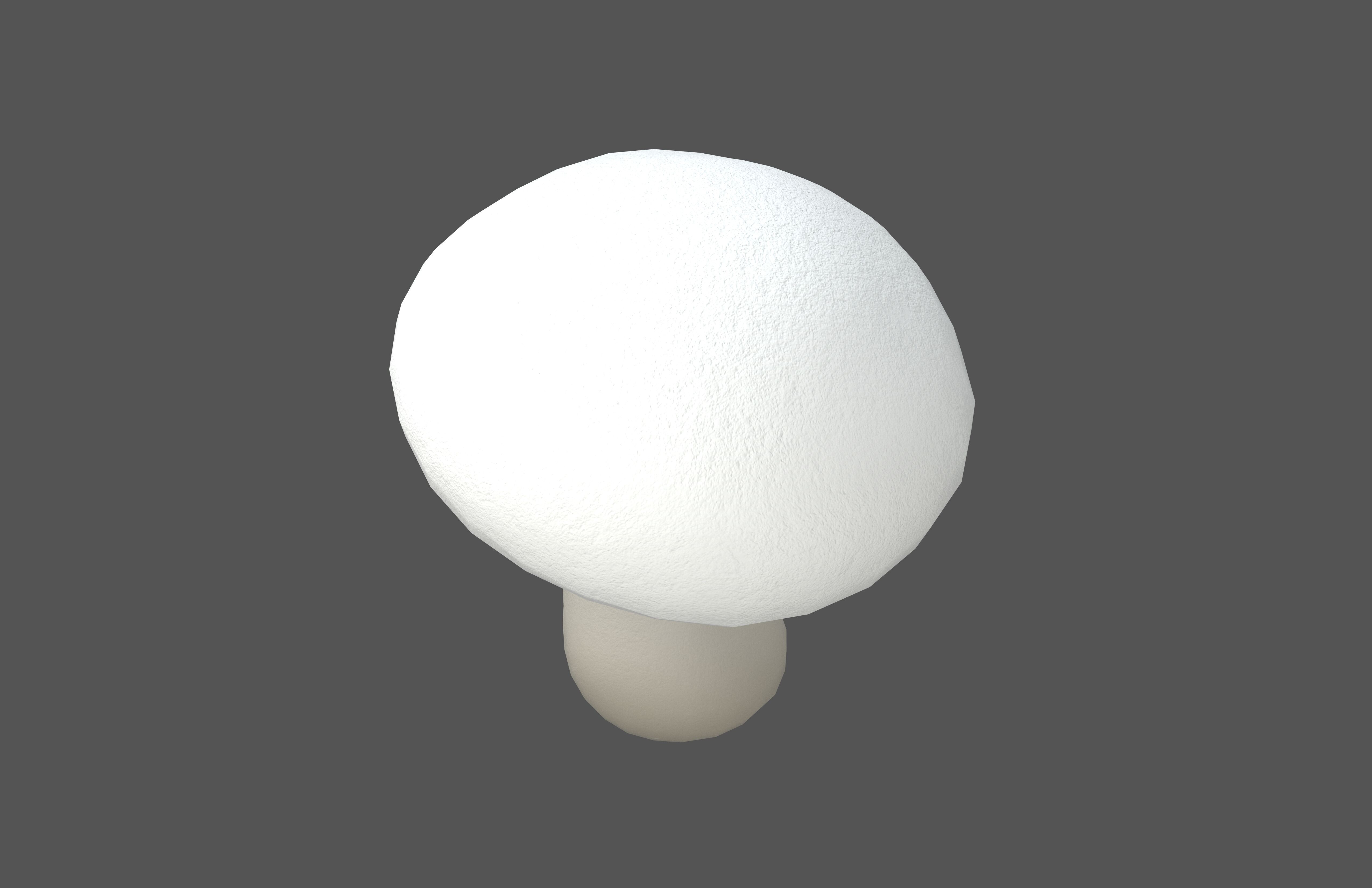 Mushroom v1 003 Low-poly 3D model_2