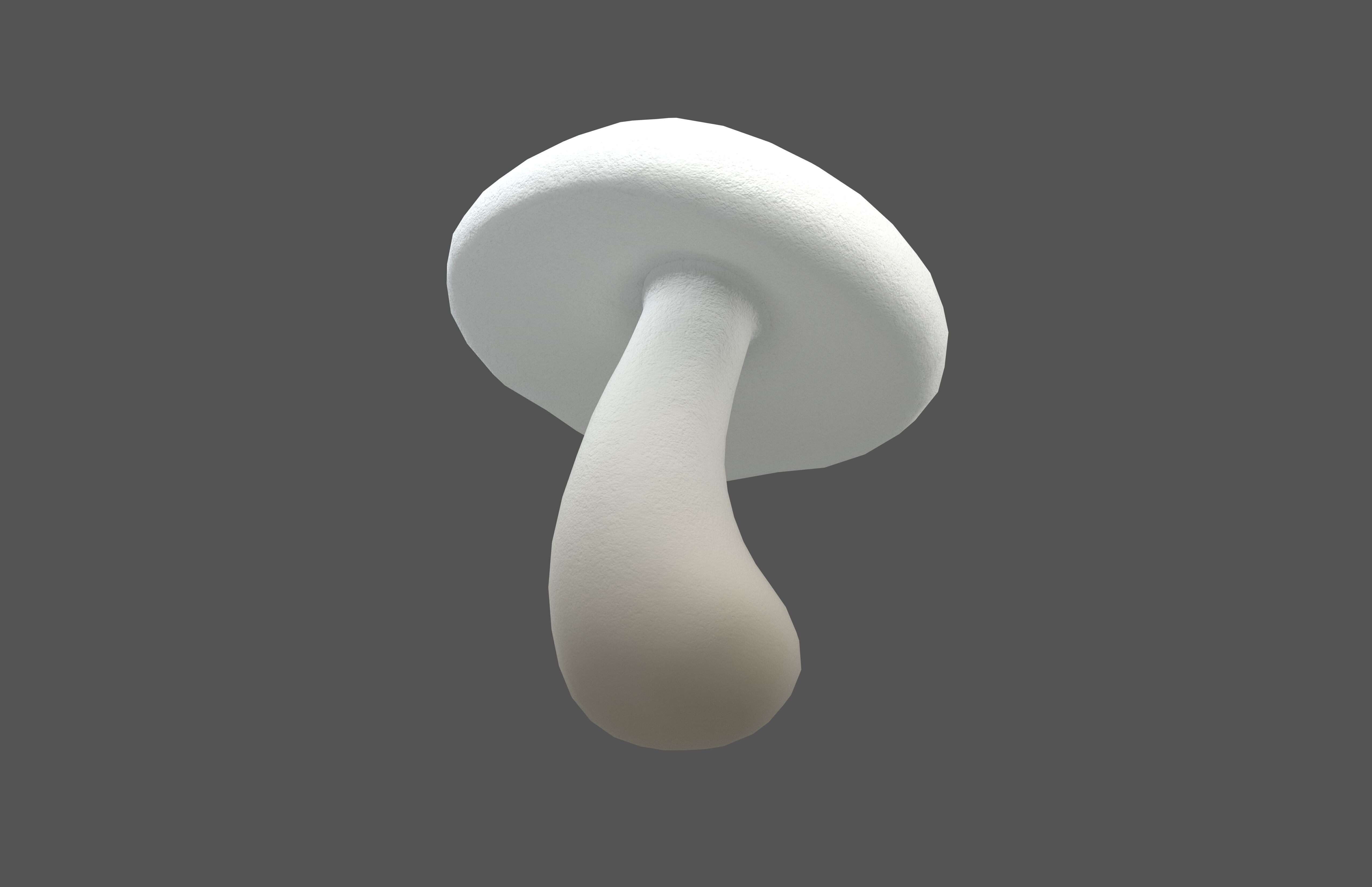 Mushroom v1 003 Low-poly 3D model_3
