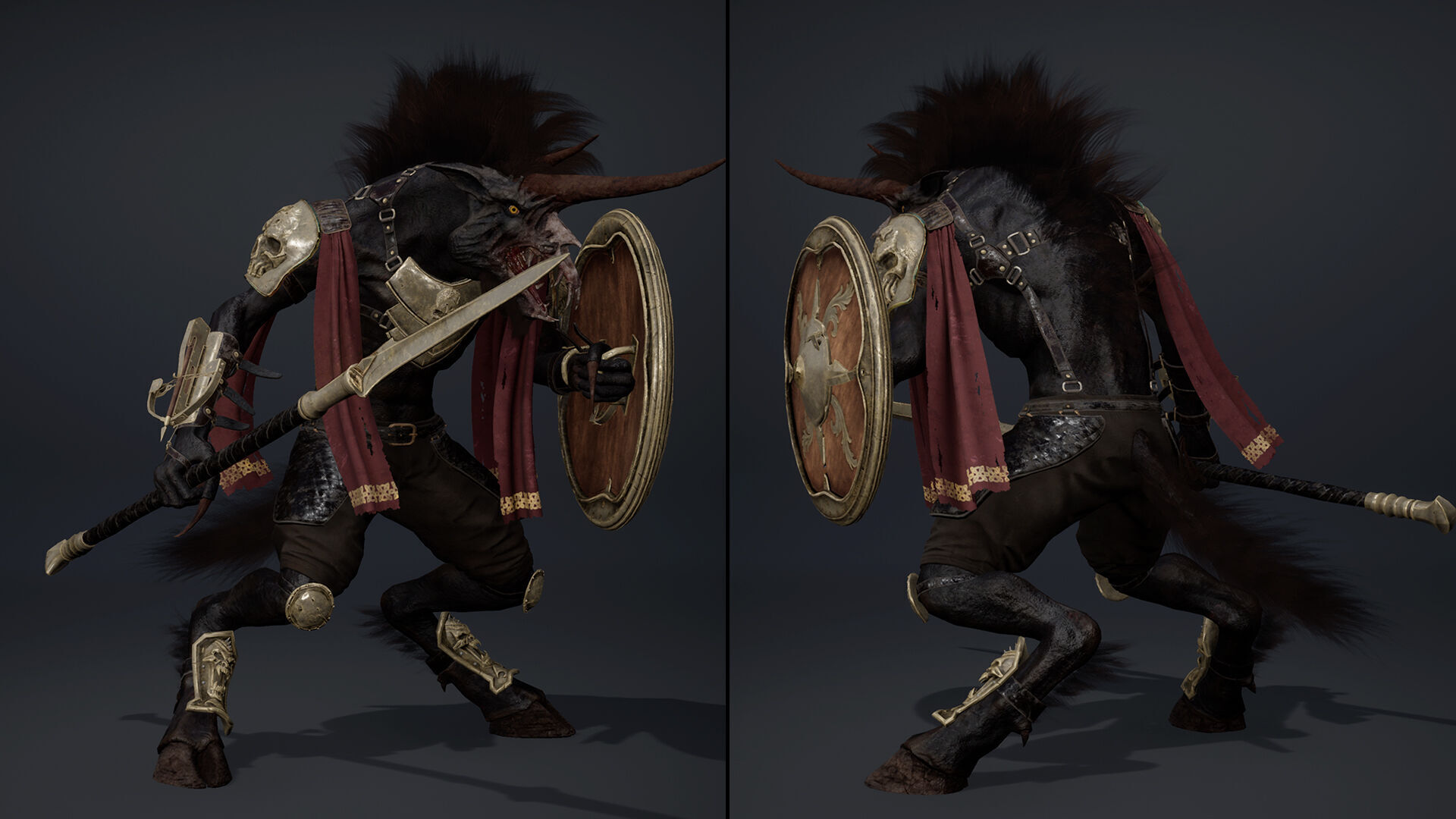 Ashen Spearman Low-poly 3D model_21