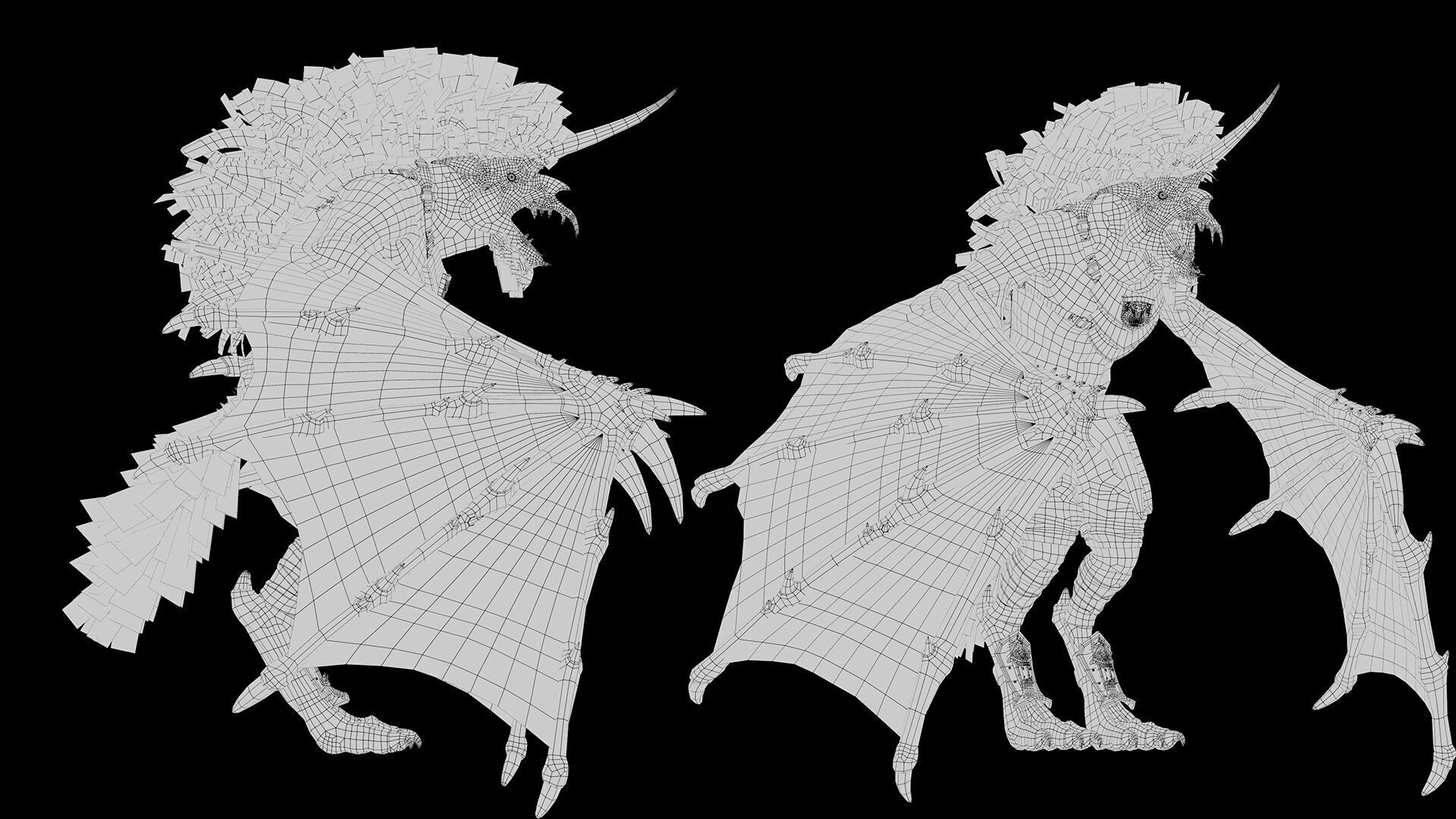 Ashen Spearman Low-poly 3D model_56