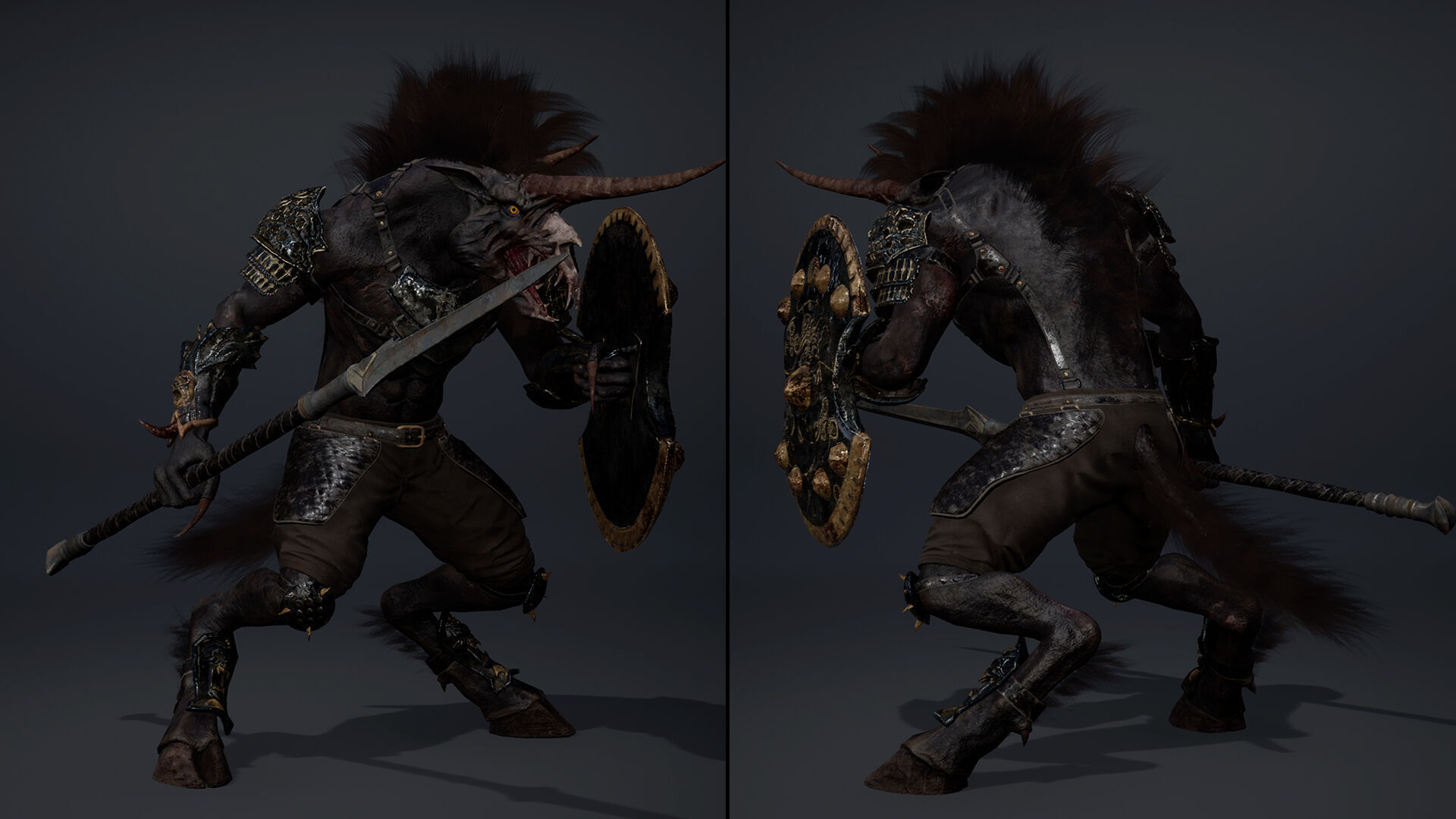 Ashen Spearman Low-poly 3D model_25