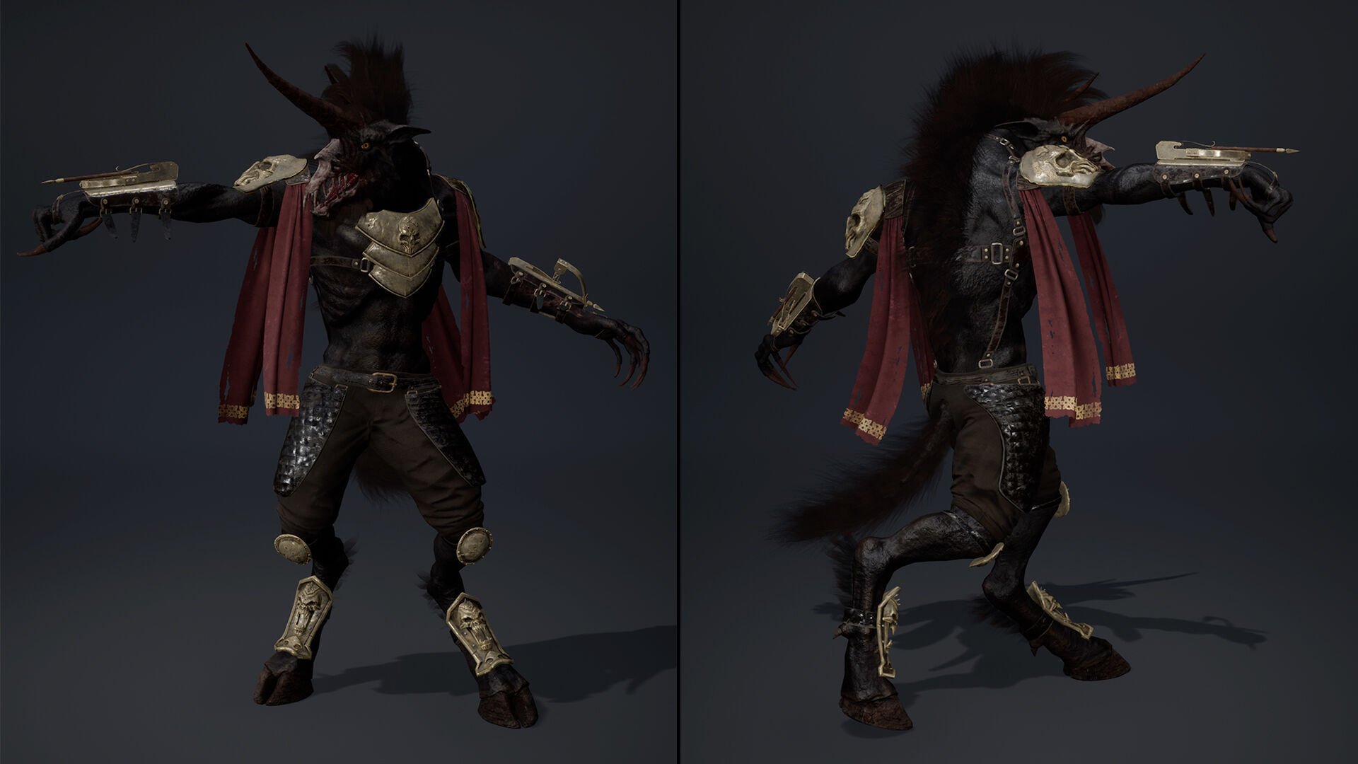 Ashen Spearman Low-poly 3D model_24