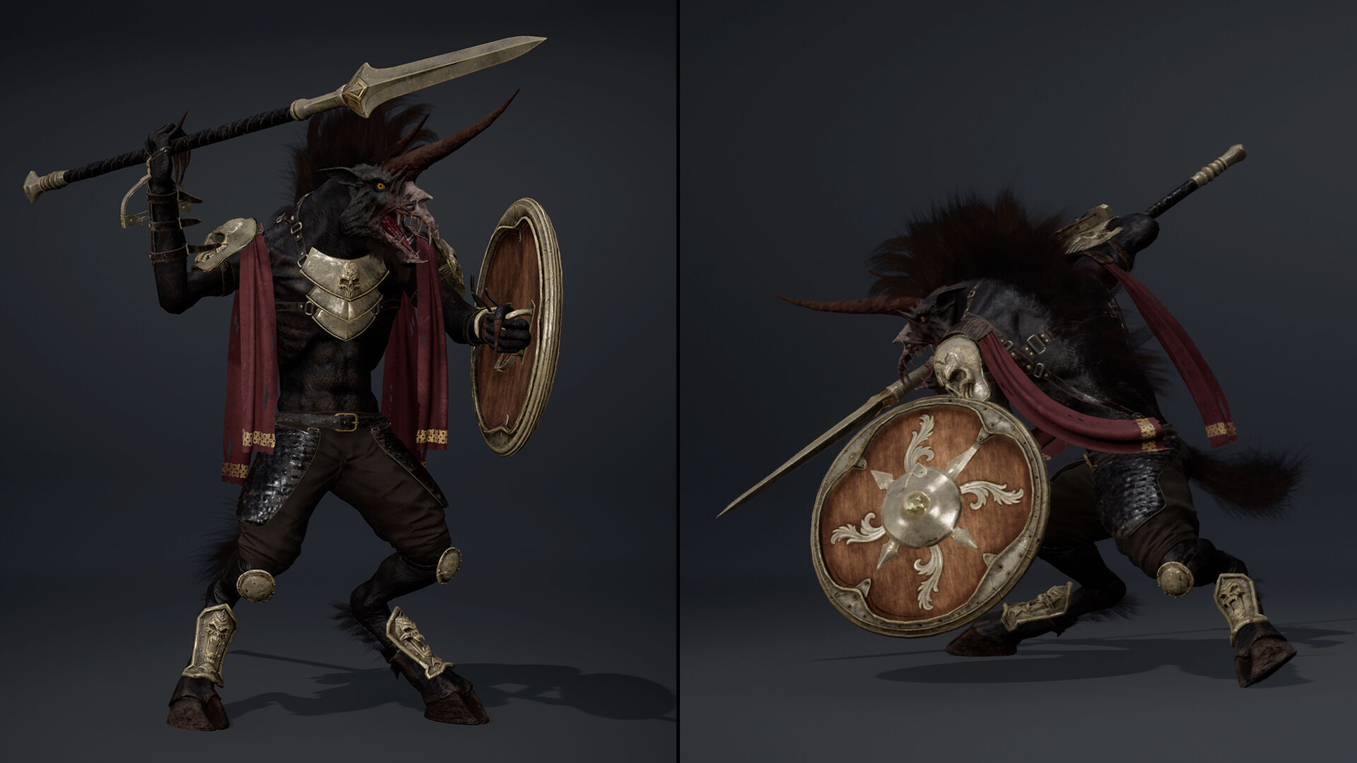 Ashen Spearman Low-poly 3D model_22