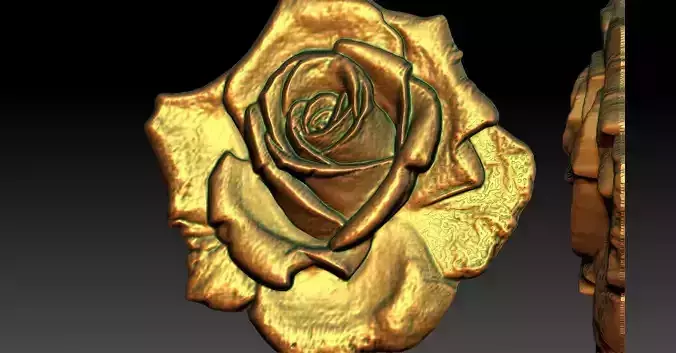 19 Rose CNC Relief Model
