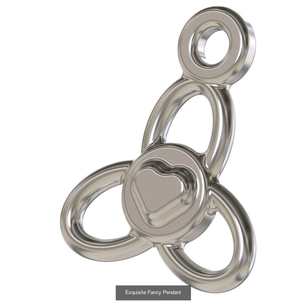 EXQUISITE FANCY PENDANT PACK 3D Model Collection_11