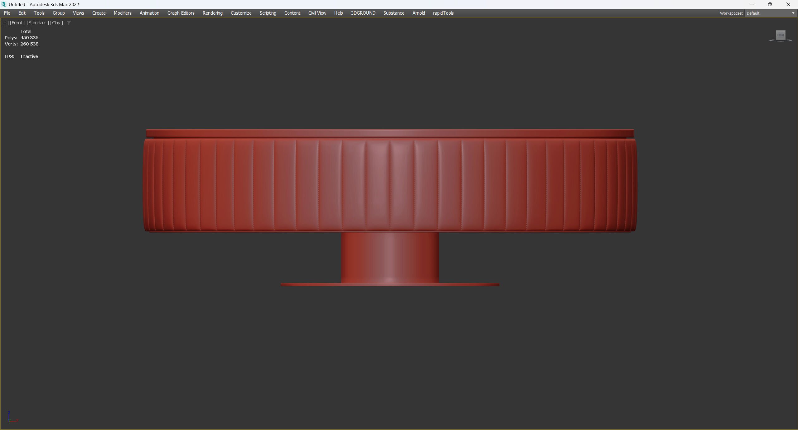 Giove Coffee Table by Daytona Low-poly 3D model_2