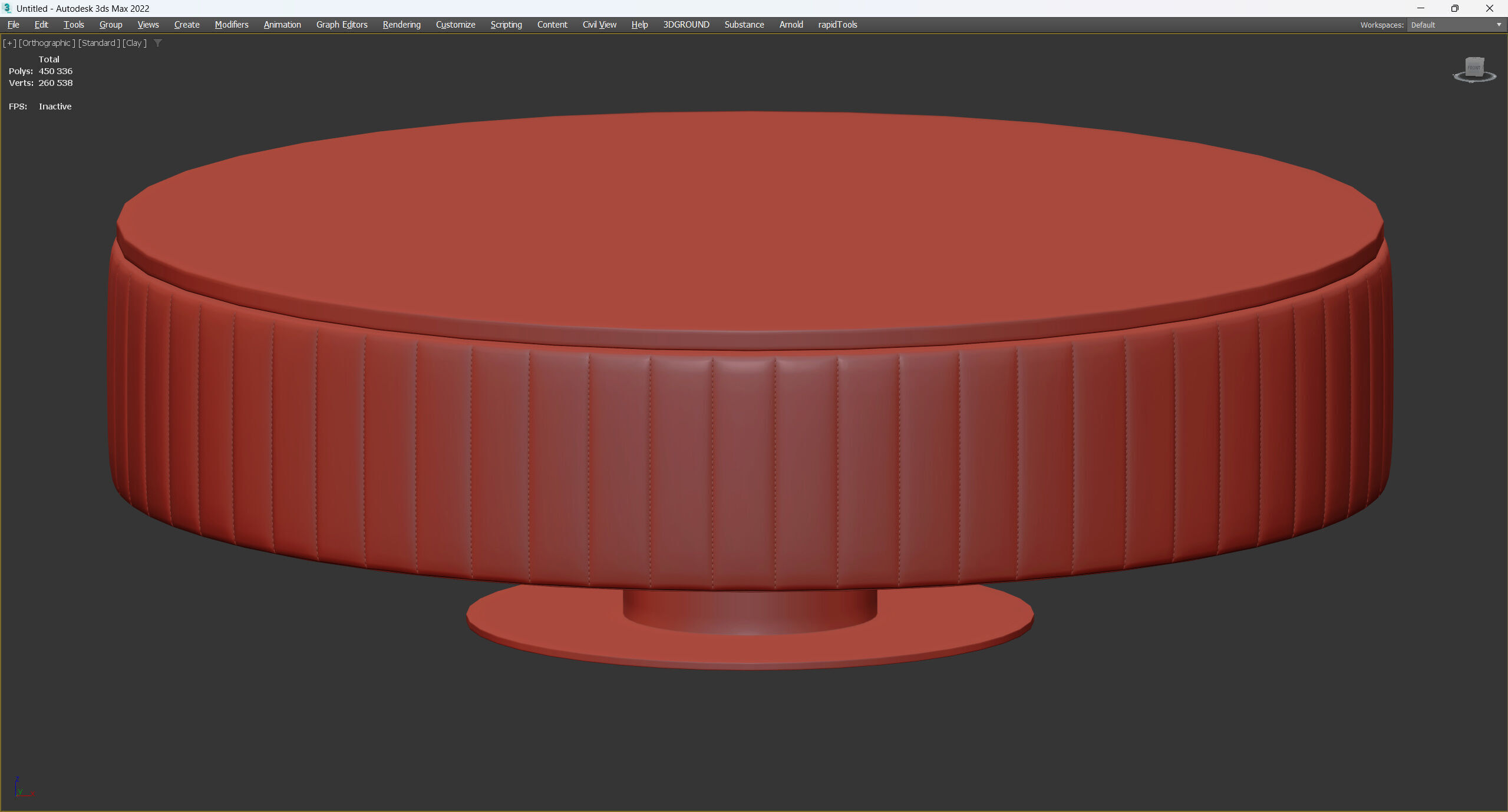 Giove Coffee Table by Daytona Low-poly 3D model_3