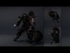 Ashen Brutal Warrior Low-poly 3D model_4