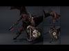 Ashen Brutal Warrior Low-poly 3D model_6