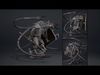 Ashen Brutal Warrior Low-poly 3D model_8