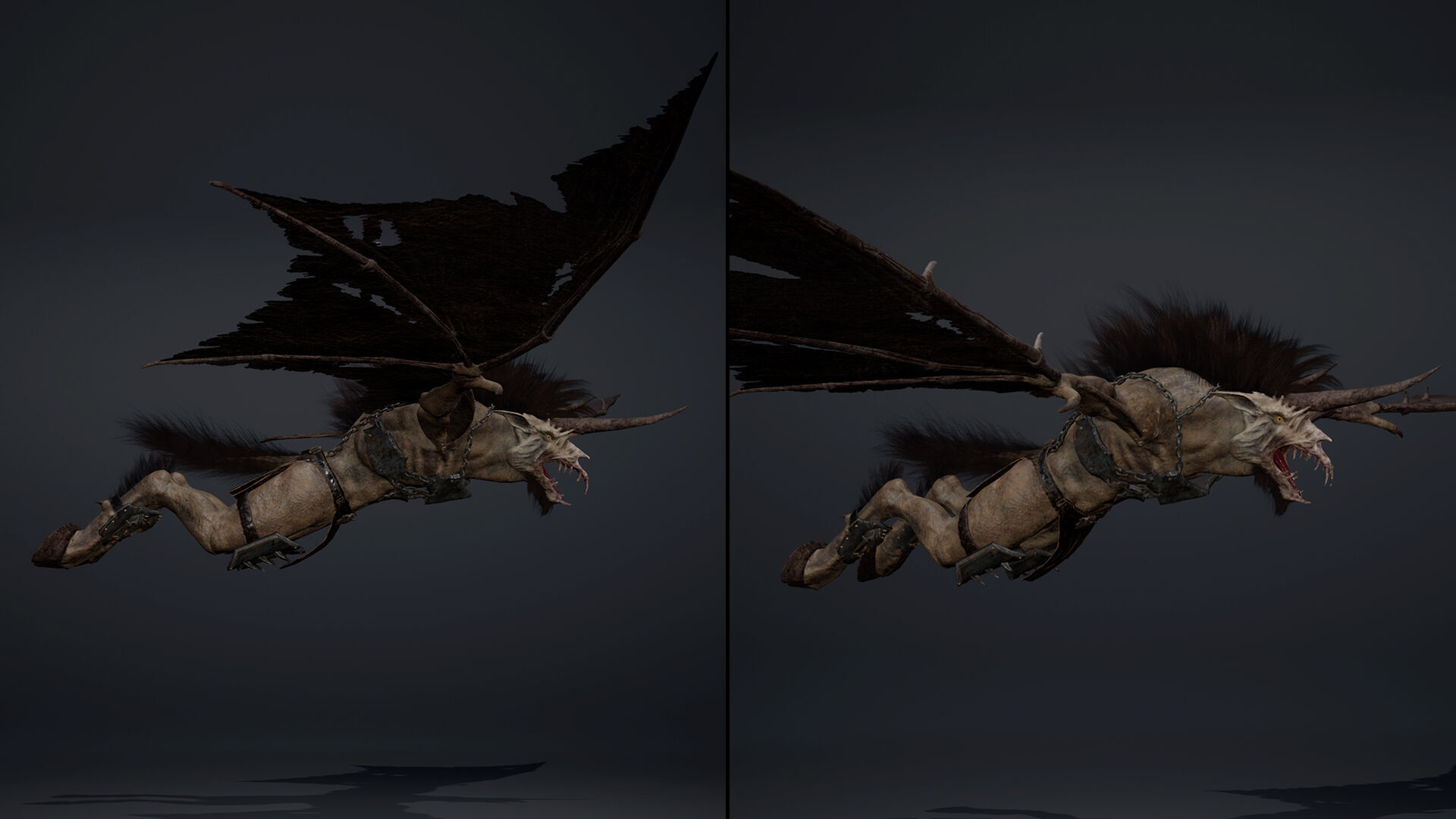 Ashen Brutal Warrior Low-poly 3D model_46