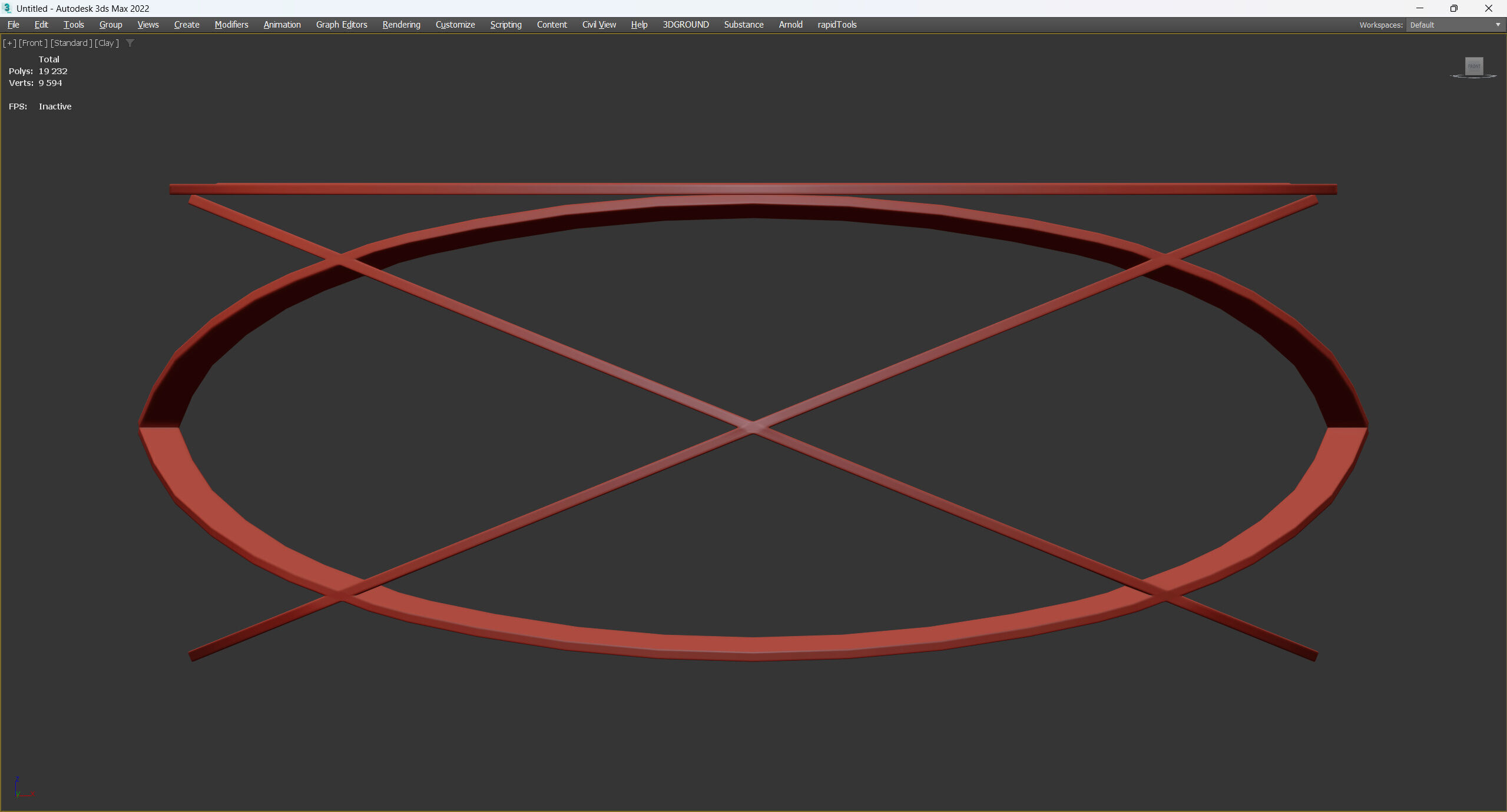 Orion Coffee Table Low-poly 3D model_2
