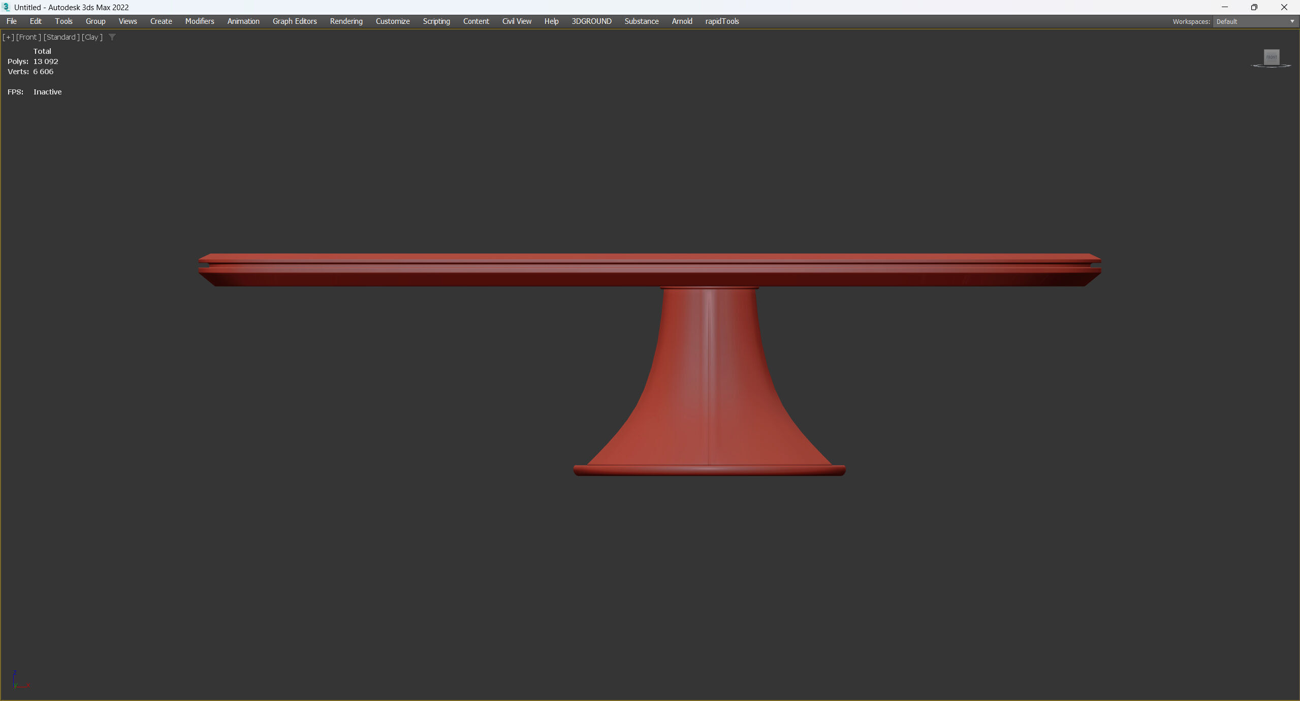 GEHRY COFFEE TABLE BY GIUSEPPE VIGANO Low-poly 3D model_2