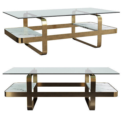 Atelier Coffee Table Low-poly 3D model