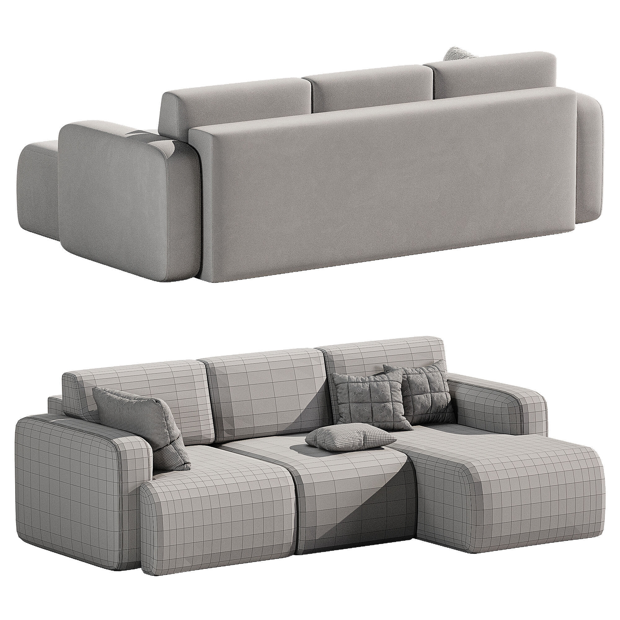 Sofa corner Bonent 3D model_3