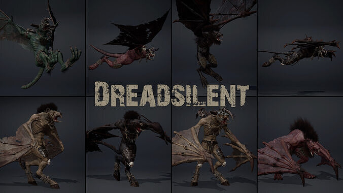Dreadsilent Low-poly 3D model
